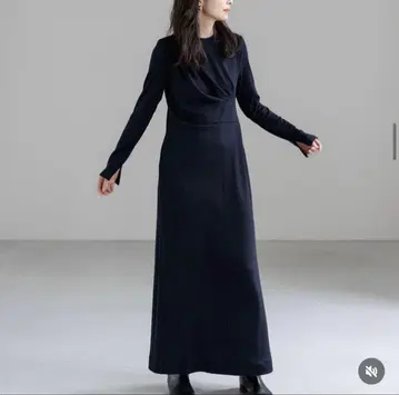 미사용 새상품 deres 21th relax drape dress