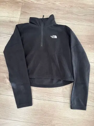 THE NORTH FACE 블랙 하프 지퍼 플리스 자켓 M