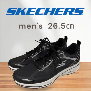SKECHERS 러닝 워킹화 블랙 남성용 폭넓은 26.5