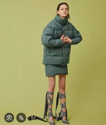 홀리데이 holiday 다운 스커트