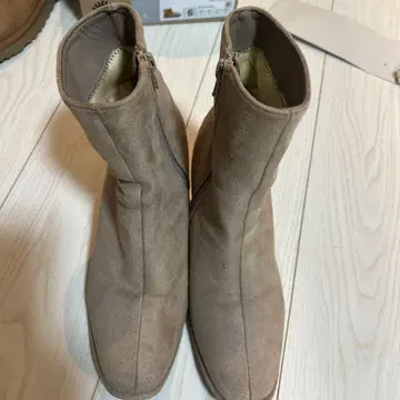 페이크 스웨이드 숏부츠