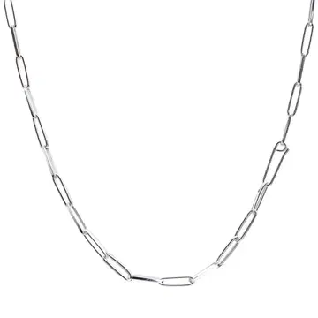 체인 목걸이 실버 925 실버 목걸이 호피 체인