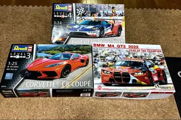 1/24 1/25 레벨 등 프라모델 3종 세트