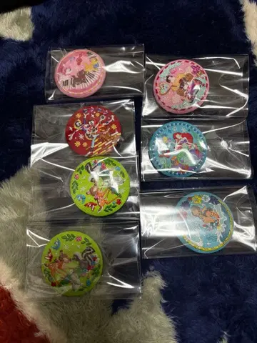 디즈니 자수 캔 배지 묶음 판매