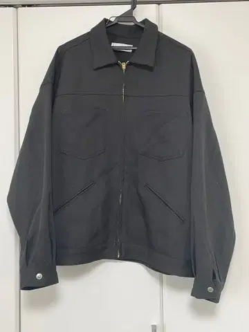 블랙 집업 자켓