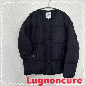 르농큐르 블랙 다운 자켓 블랙 노카라 르농큐르