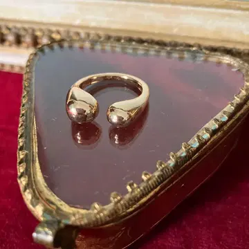 하나뿐인 데드스탁 빈티지 골드색 오픈 반지 13호