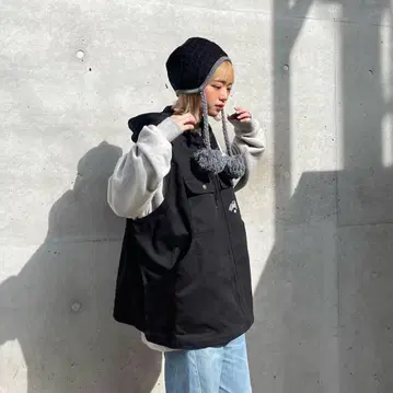 wudge boy 와지 보이 후드 베스트