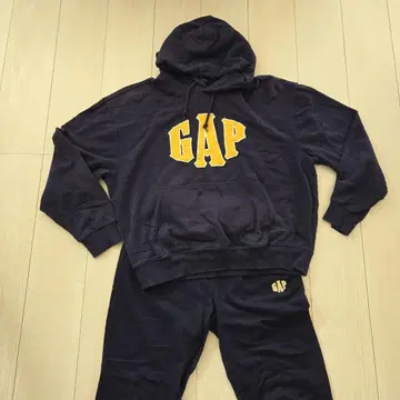 GAP 네이비 후드 부착 후드티와 스웨트 팬츠 세트