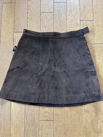 아네스베 미니스커트 스웨이드 브라운 36