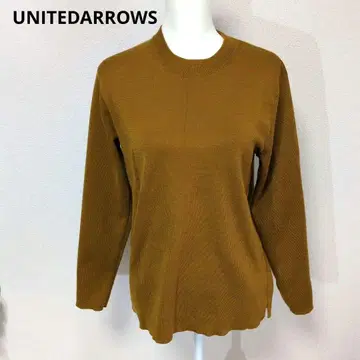 브라운 긴팔 니트 스웨터