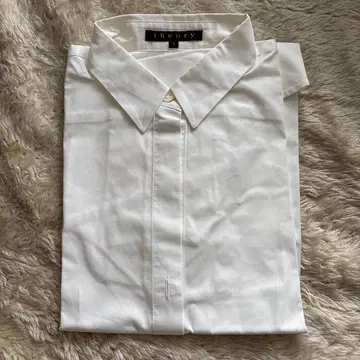 띠어리 theory 화이트 긴팔 셔츠 S