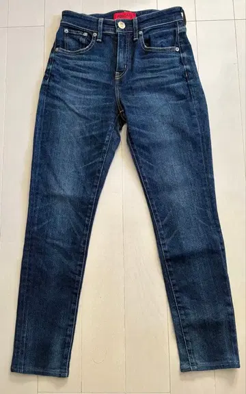 RED CARD 기념일 하이라이즈 테이퍼드 데님 스트레치 W22