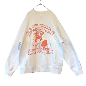 프릭스스토어 GAIKYOKU SANNERS 맨투맨 화이트 M