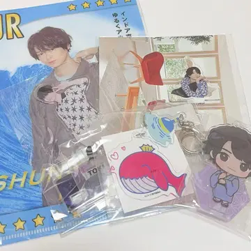 토키 슌이치 아크릴 스탠드 키링 파일 세트