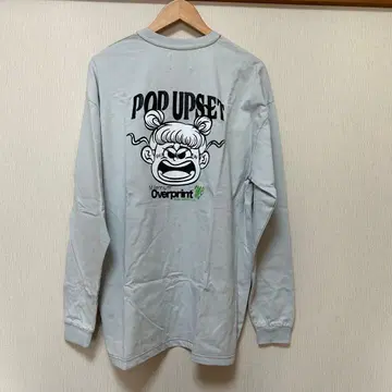 오버프린트 롱 T