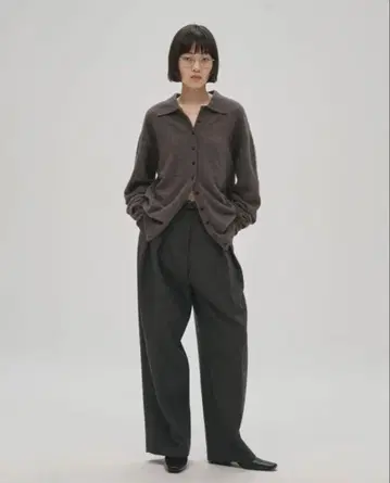 TODAYFUL Raccoon Knit Cardigan 그레이