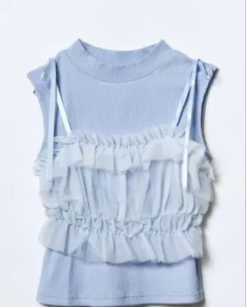 튤 뷔스티에 & 라메 상의 세트 REDYAZEL