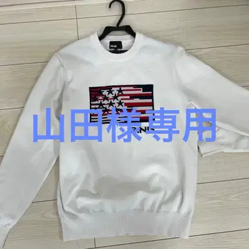 PING 미국 국기 디자인 스웨터 L