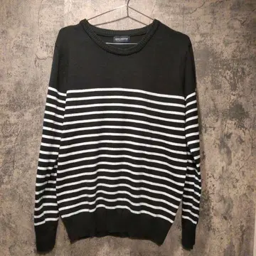 나노 유니버스 얇은 소재 니트 보더 스트라이프