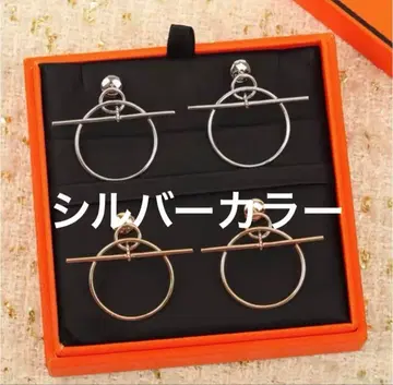 [ 인기 ] 실버 후프 귀걸이