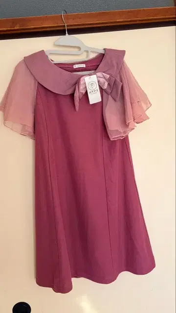 axes femme 엑시즈팜 원피스 드레스 보르도 쉬폰