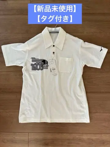 미즈노 일본풍 패턴 피케 셔츠 L 사이즈