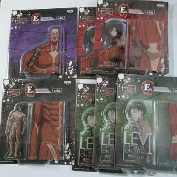 제일복권 진격의 거인 복권 탈환 작전 자 전 4종 포함 7점 세트