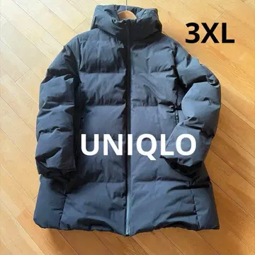 유니클로 UNIQLO 심리스 다운 숏코트 블랙 3XL