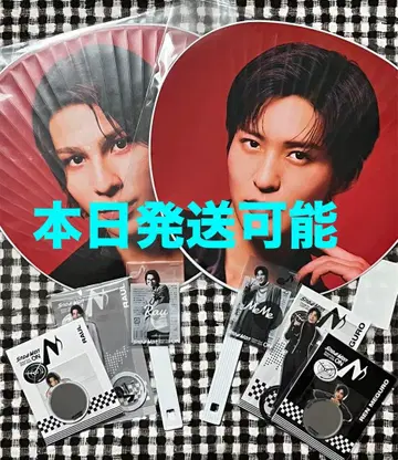 SnowMan 메구로 렌 라울 ON 부채, 아크릴 스탠드, 스티커