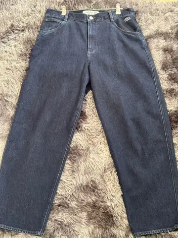 라코스테 LACOSTE 와이드 데님 청바지