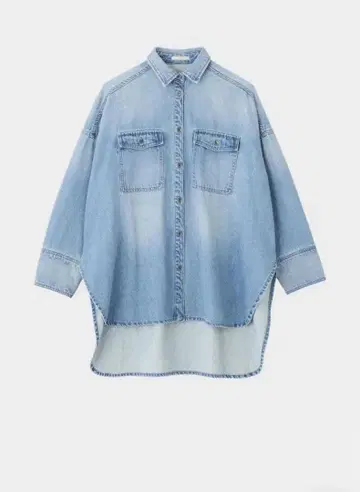 미사용 새상품! LE PHIL 워시드 데님 셔츠 A 2025AW