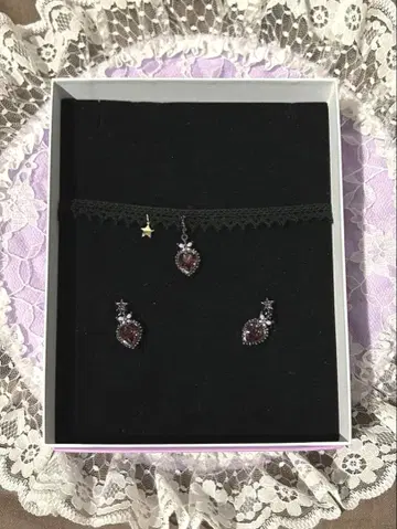 ANNA SUI 귀찌 초커 세트 한정판 박스 포함