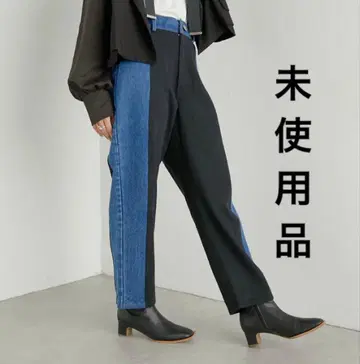 미사용품 ear PAPILLONNER 스미스타일 절개 팬츠