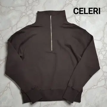 새상품급 CELERI 셀리 하프 지퍼 하이넥 맨투맨 풀오버