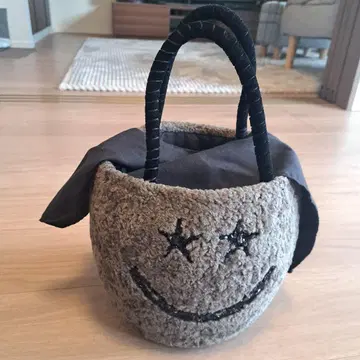 nouer 스마일 페이스 토트백