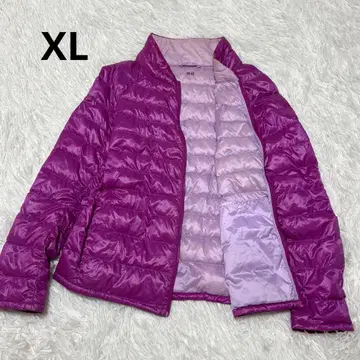 UNIQLO 유니클로 다운 자켓 XL 보라색 퍼플 컴팩트 경량