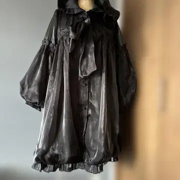 To Alice 블랙 쉬폰 아우터