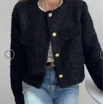 블랙 노카라 자켓 M 사이즈