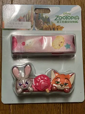상하이 디즈니 주토피아 스마트폰 숄더