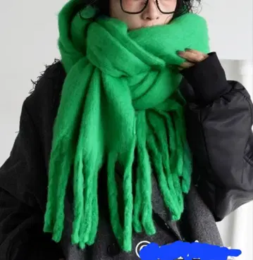 새상품 안티카 프린지 스톨 그린