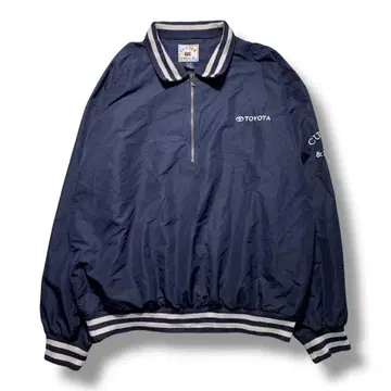 F1158 [ 즉시 구매 OK ] TOYOTA 나일론 자켓 XL 네이비