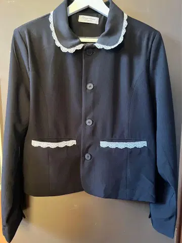 스미온 레이스 컴팩트 자켓 블랙 F