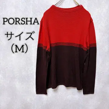 [ PORSHA ] 포샤 ( M ) 니트 보더 니트 투톤 컬러