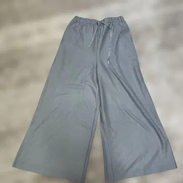 비어즐리 와이드 팬츠 허리밴딩 프리 사이즈