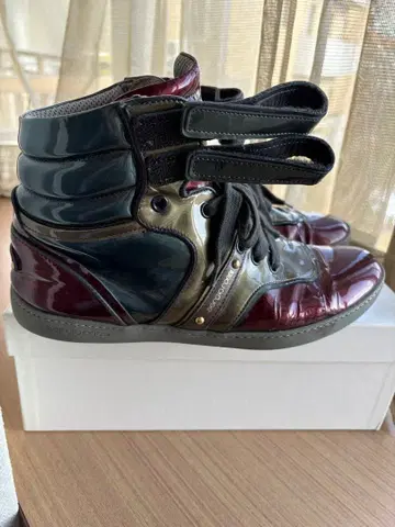 세르지오로시 남성용 하이컷 스니커즈 24cm