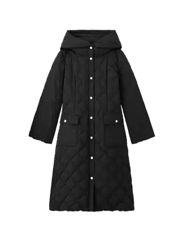 새상품 Aveniretoile 아베닐 에투알 다이아 퀼트 다운 코트