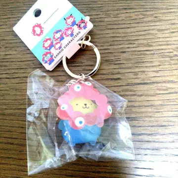 나리키리 미야쿠미야쿠 클리어 키링 폼폼푸딩 오사카 간사이 만박