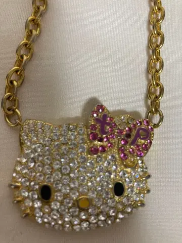 키티 팅크 핑크 후쿠오지 아야노 목걸이 큐빅 초레어