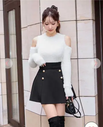 셰리미 Rady 리젝시 GYDA 다즐린 다리치 오픈 숄더 니트